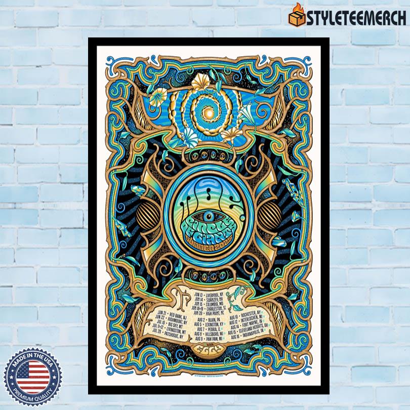 Official Moe Summer 2025 Tour Poster 10 Official Moe Summer 2025 Tour Poster