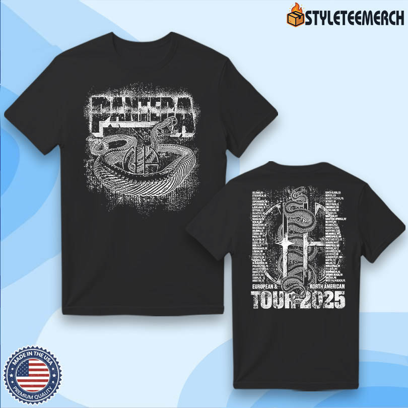 Pantera EU & North American Snake CFH 2025 Tee 4 Pantera EU & North American Snake CFH 2025 Tee