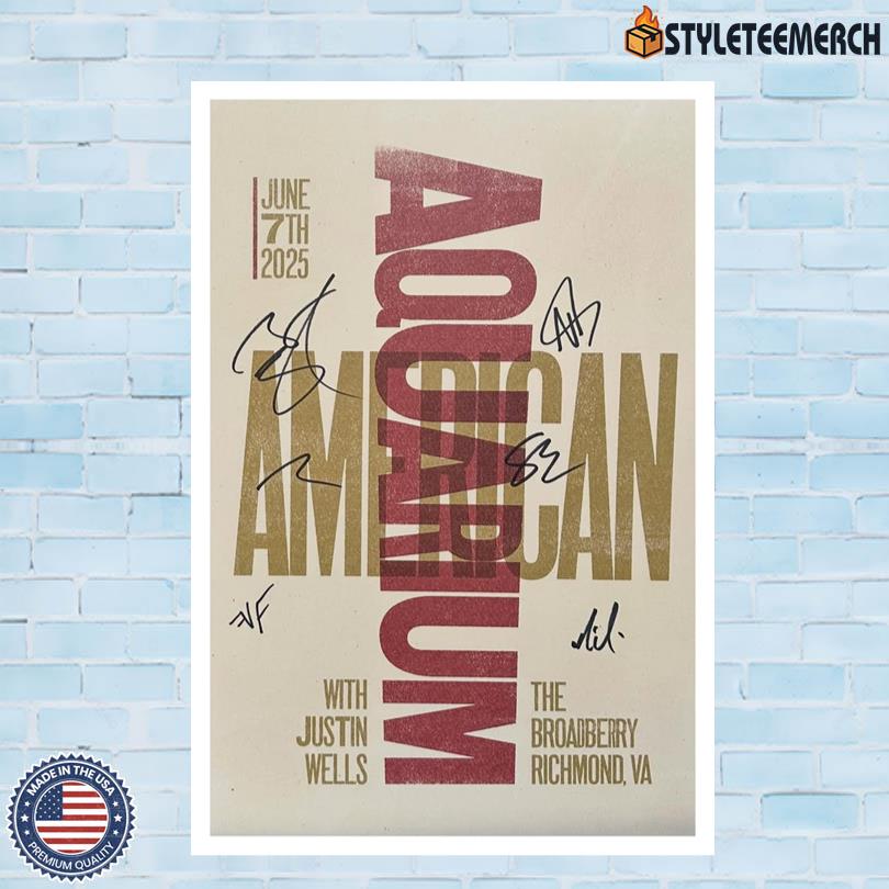 Poster American Aquarium Richmond VA Show June 7 2025 3 Poster American Aquarium Richmond VA Show June 7 2025