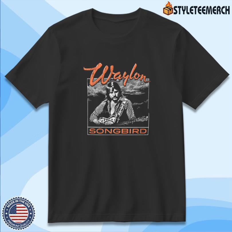 Songbird Waylon Jennings Album Tee 10 Songbird Waylon Jennings Album Tee