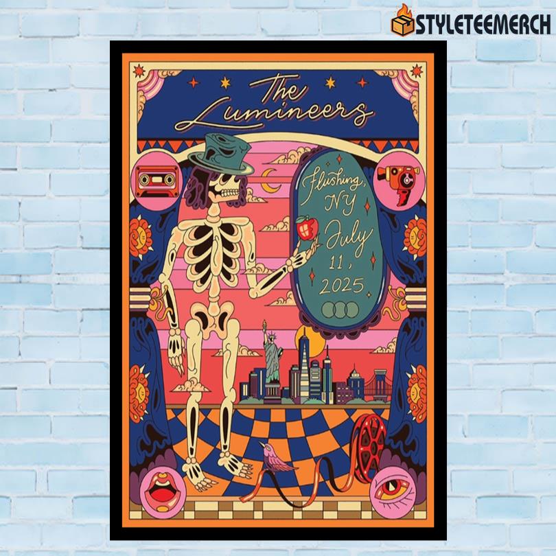The Lumineers Flushing NY Poster 10 The Lumineers Flushing NY Poster