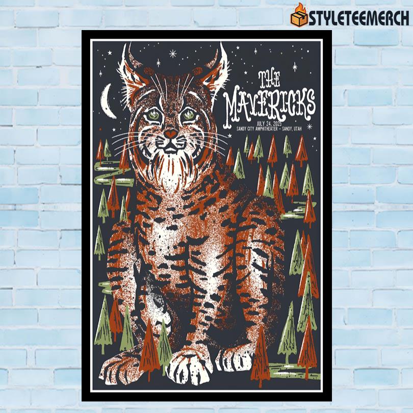 The Mavericks July 24 2025 Sandy City Amphitheater Sandy Utah New Poster 10 The Mavericks July 24 2025 Sandy City Amphitheater Sandy Utah New Poster