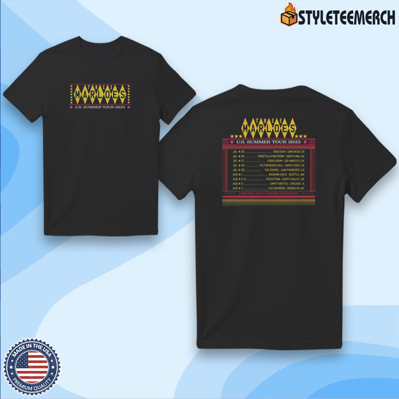 Thee Marloes US Summer Tour shirt 4 Thee Marloes US Summer Tour shirt