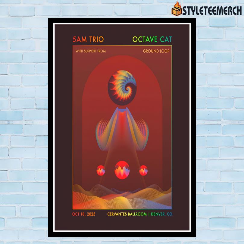 Trio Octave Cat Oct 18 2025 Cervantes Ballroom Denver CO Show Poster 9 Trio Octave Cat Oct 18 2025 Cervantes Ballroom Denver CO Show Poster