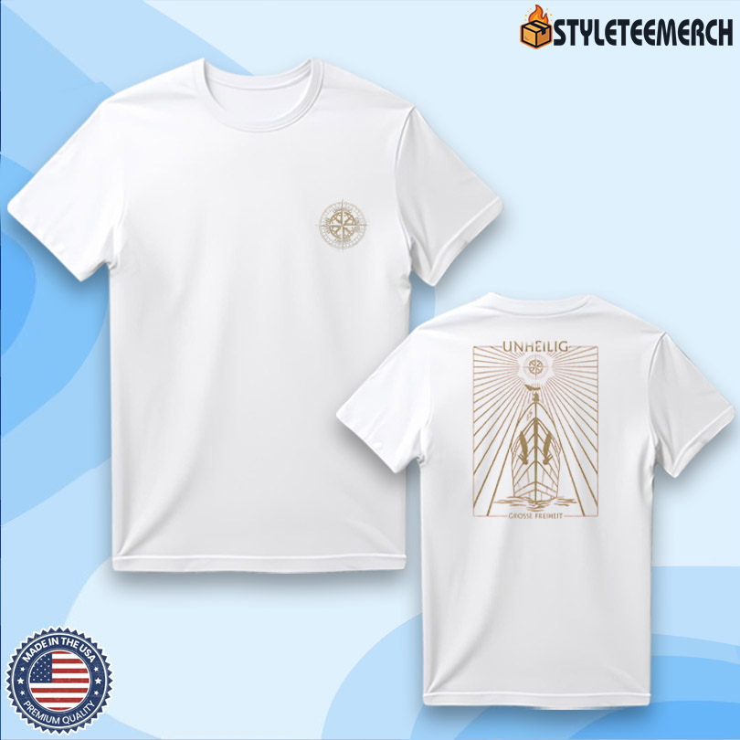 Unheilig Grosse Freiheit Anniversary Gold T Shirt 3 Unheilig Grosse Freiheit Anniversary Gold T Shirt