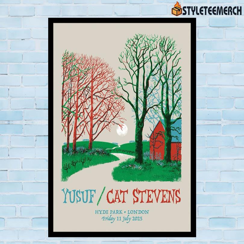 Yusuf Cat Stevens July 11th 2025 Hyde Park London Poster 10 Yusuf Cat Stevens July 11th 2025 Hyde Park London Poster